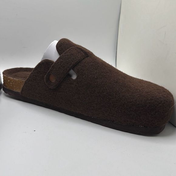 CUSHIONAIRE Womens Clog 11 BROWN WOOL - Picture 6 of 7